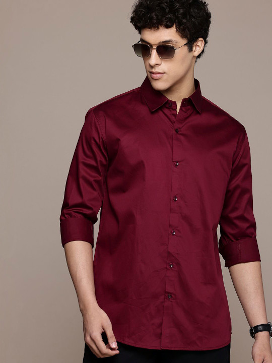 Mast & Harbour Men Slim Fit Casual Shirt