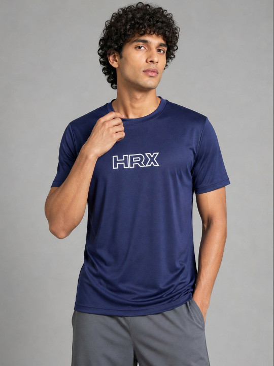 HRX by Hrithik Roshan Men Brand Logo Printed T-shirt