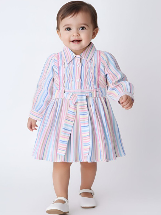 Cuddleloom Striped Fit & Flare Dress