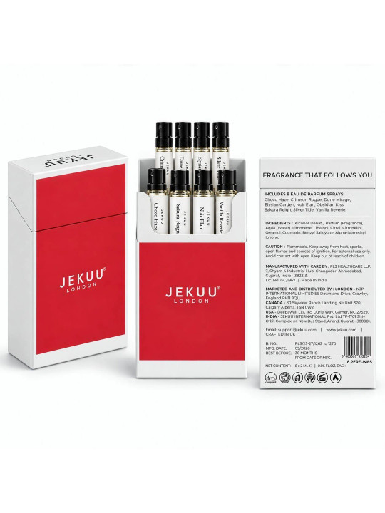 Set Of 8 EDP - 2 ml Each