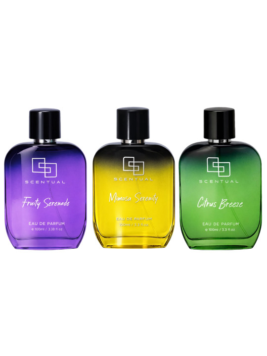 3Pcs Eau de Parfum 100 ml Each