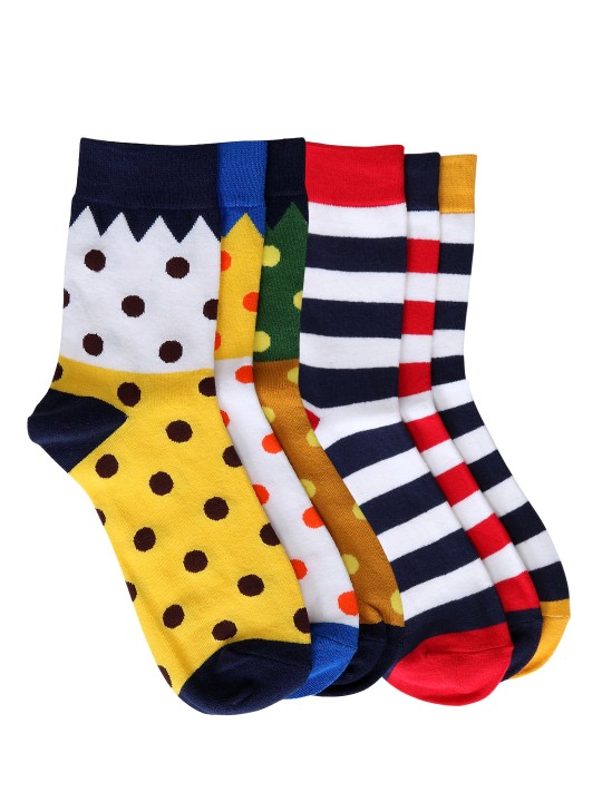 Unisex Pack of 6 Above-Ankle Length Socks