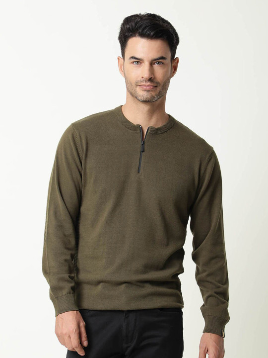 RARE RABBIT Men Rumbled Slim Fit Sweater