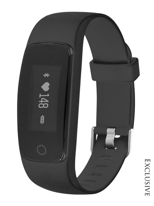 Unisex Black Fitness Band