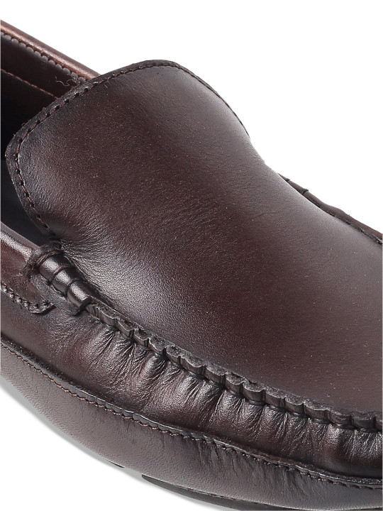 j fontini men brown loafers