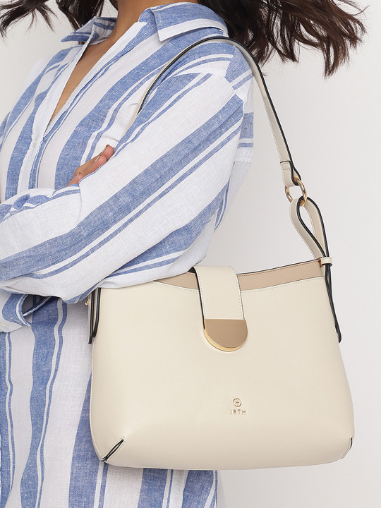 IRTH by House of Titan Women Solid Shoulder Bag