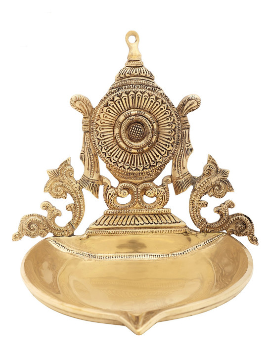 Exotic India Brass Handmade Diwali Diyas