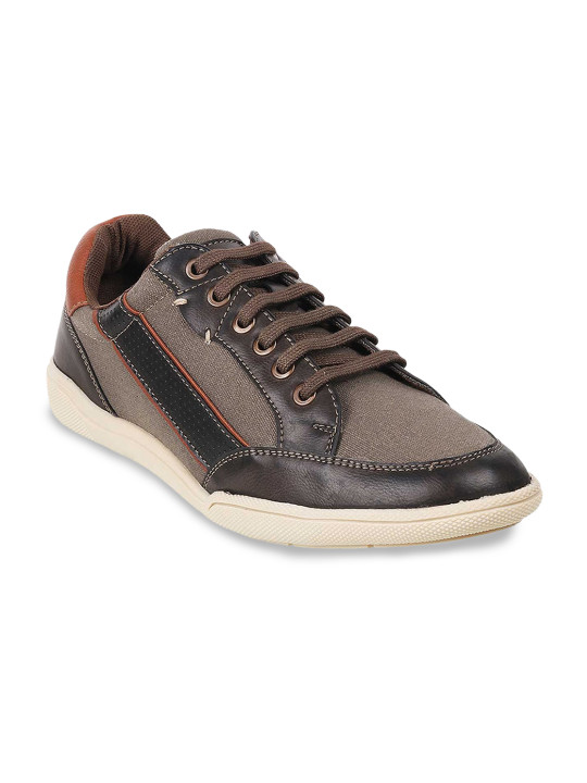 Metro Men Olive Green Sneakers