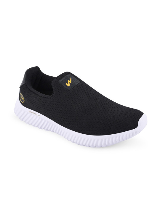 Campus Men OXYFIT (N) Black Mesh Walking Shoes