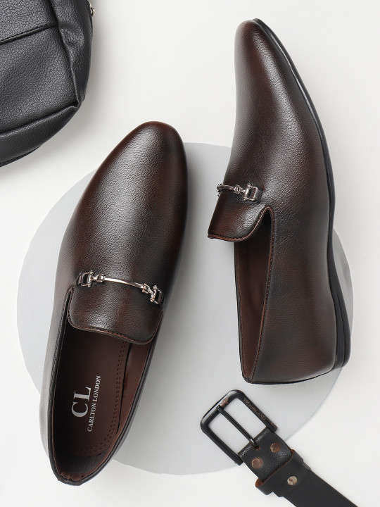 Carlton London Men Slip-On Sneakers