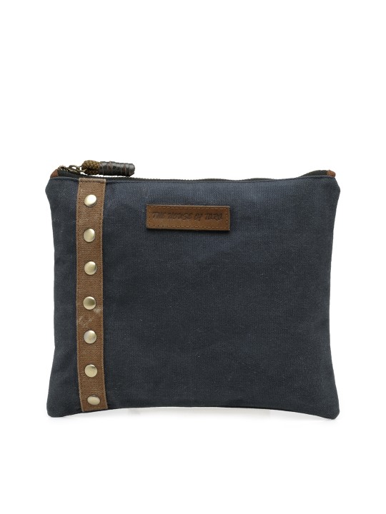 The House Of Tara Navy Blue Clutch