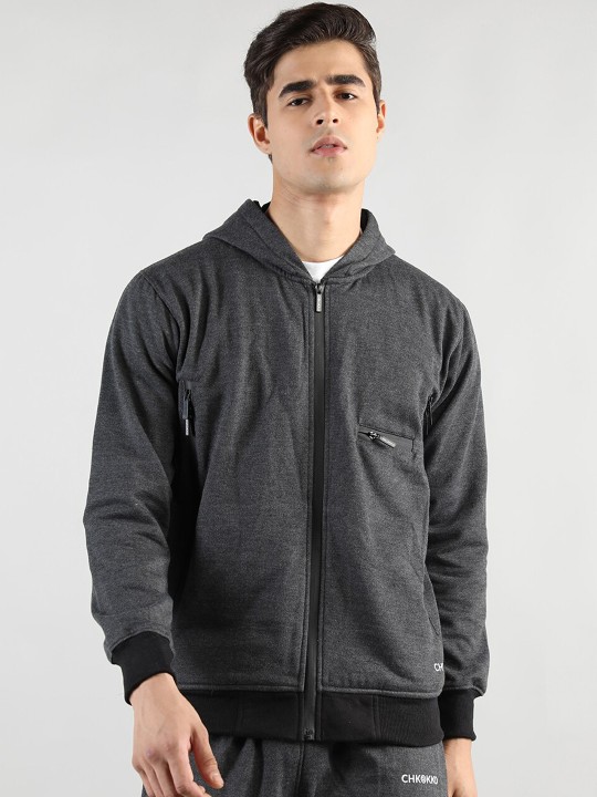 Chkokko Hooded Outdoor Bomber Jacket at Best Price