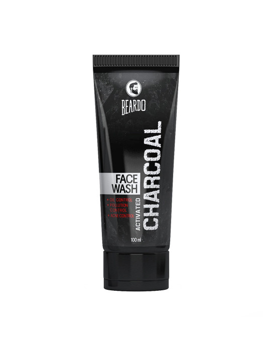 Beardo Men Activated Charcoal Acne Oil-Pollution Control Face Wash-100 ml