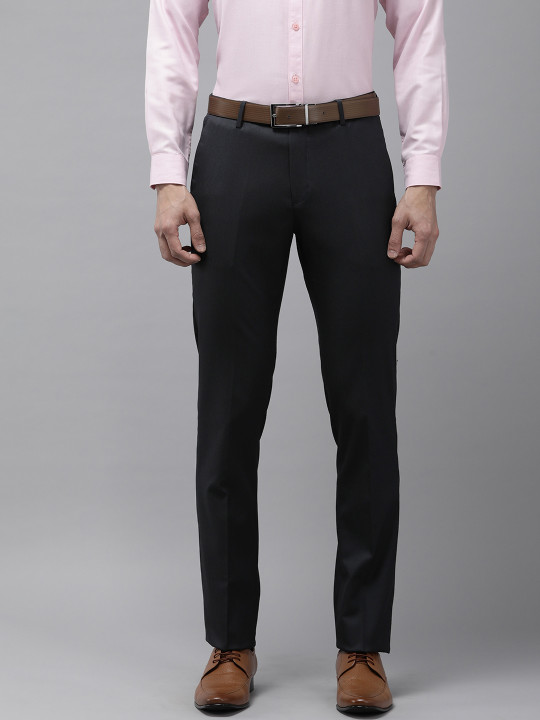 Arrow Men Tailored Mid Rise Flat Front Formal Trousers