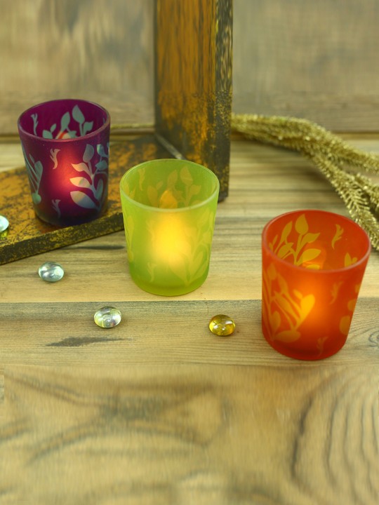 Set Of 3 Candle Holders