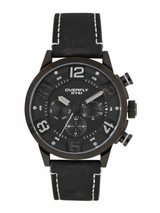 Men Black Analogue Watch E3068L-DZ4HHH