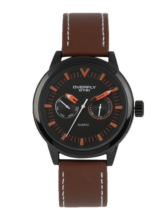 Men Black Analogue Watch EOV3062L-B0207