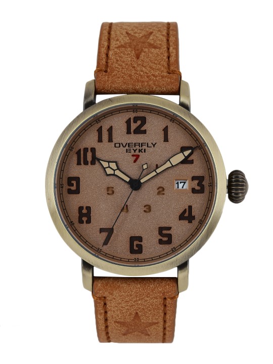 Men Brown Analogue Watch E3073L-DZ2ZCC
