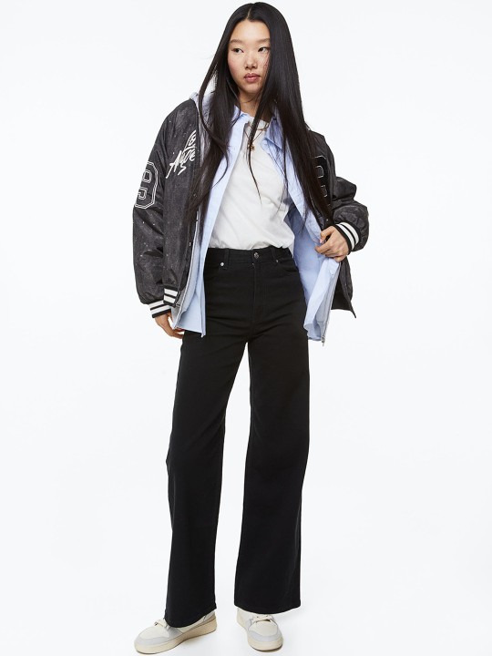Women Wide Twill Trousers deal from myntra