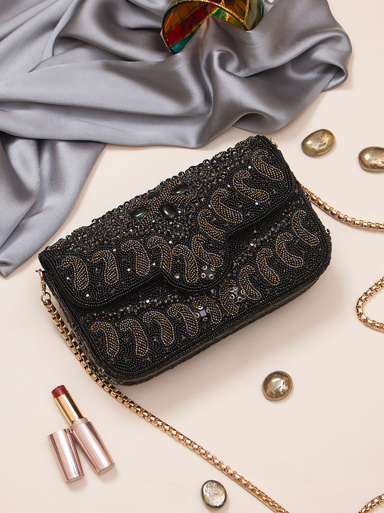 Swisni Women Embroidered Purse Clutch