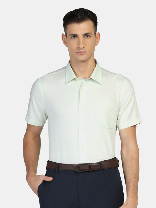 Blackberrys Men Slim Fit Pure Cotton Formal Shirt