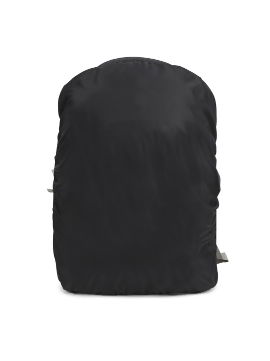 brand logo backpack with reflective strip