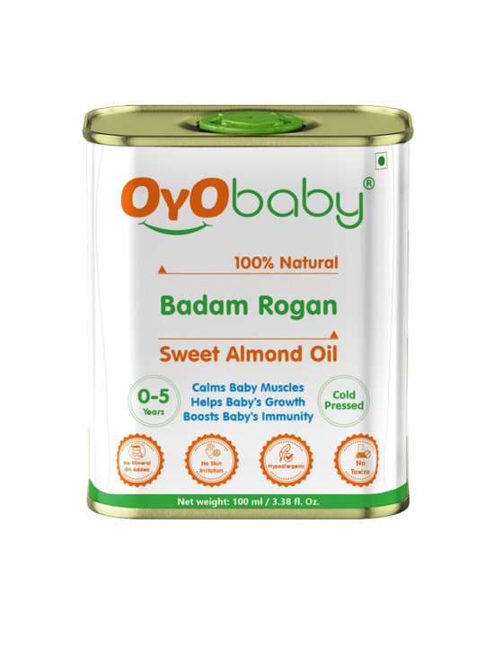 OYO BABY Badam Rogan oil for Baby Massage, 100 ml