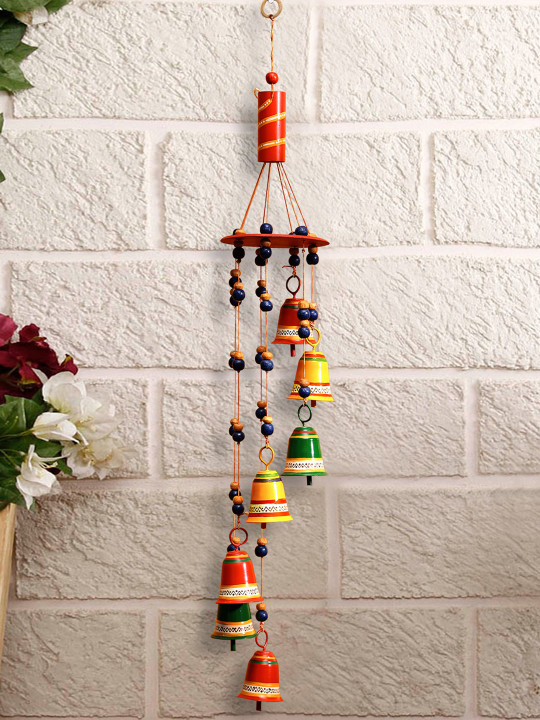 Buy Multicoloured HandPainted Wind Chimes Online at desertcartCyprus