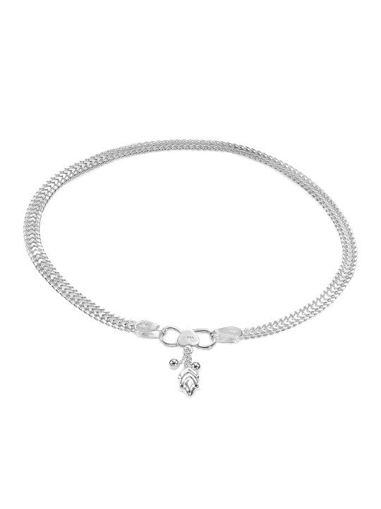 925 Sterling Silver Charm Anklet