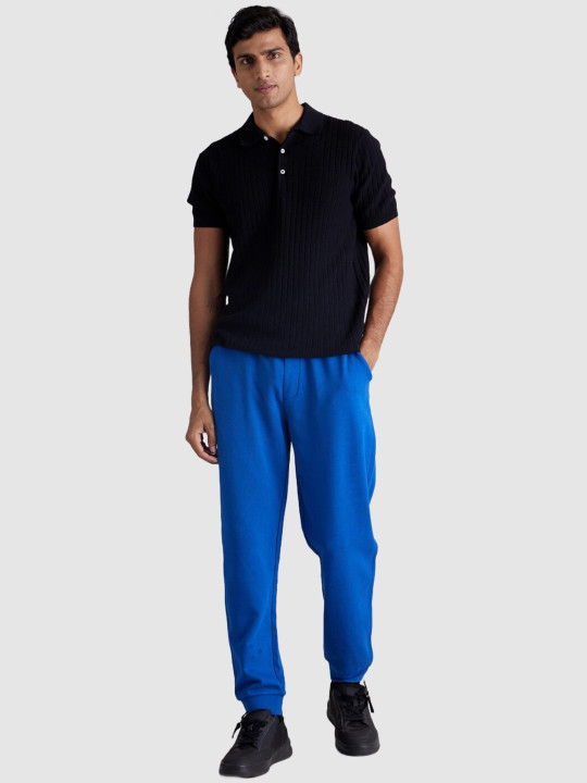 Celio Men Mid-Rise Regular Fit Cotton Joggers
