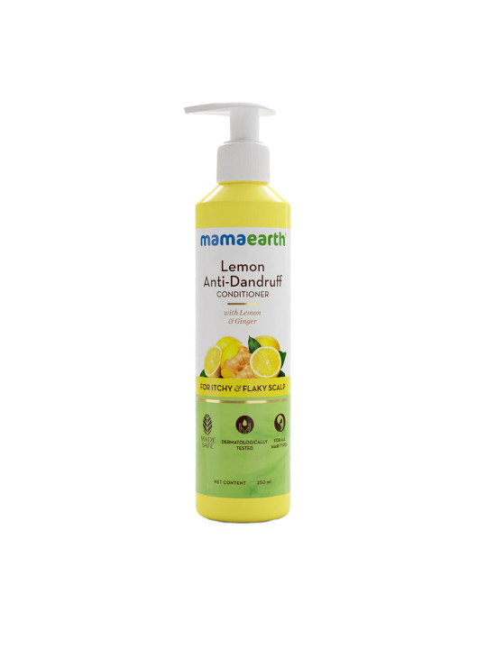 Mamaearth Lemon Anti-Dandruff Conditioner with Ginger for Itchy & Flaky Scalp - 250ml