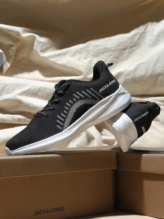 Jack & Jones Men Woven Design Mesh Sneakers