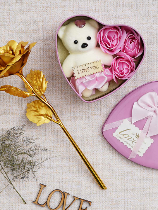 Artisyn Pink & White 2 Pcs Valentine Gift Set