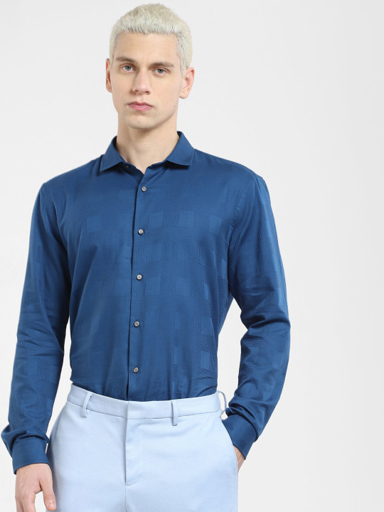 Jack & Jones Men Slim Fit Casual Cotton Shirt