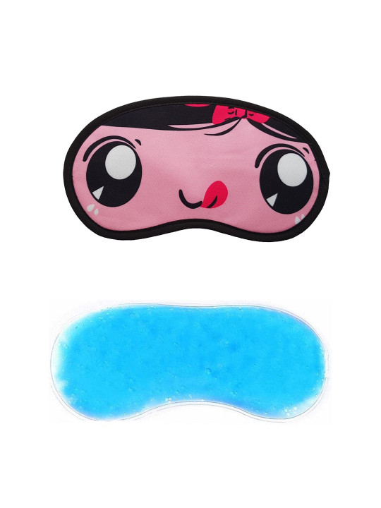 JENNA Graphic Printed Sleeping Eye Mask With Cooling Ice Gel