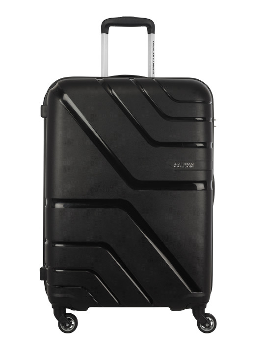 UPLAND Textured Hard Medium Trolley Suitcase