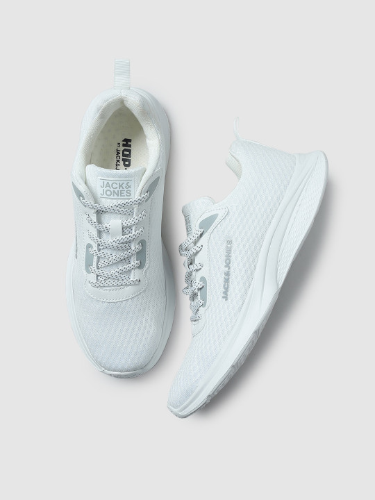 Jack & Jones Men Woven Design Lace-Up Sneakers