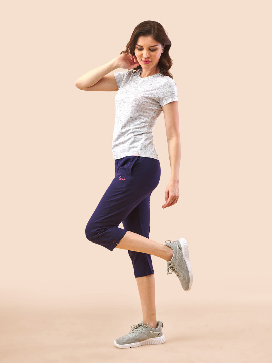 LYRA Round Neck Lounge Cotton T-shirt
