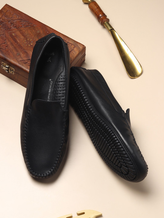 yoho Men Lightweight Leather Loafers