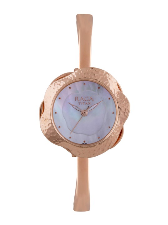 Women Grey Mother-of-Pearl Analogue Watch 95057WM01F