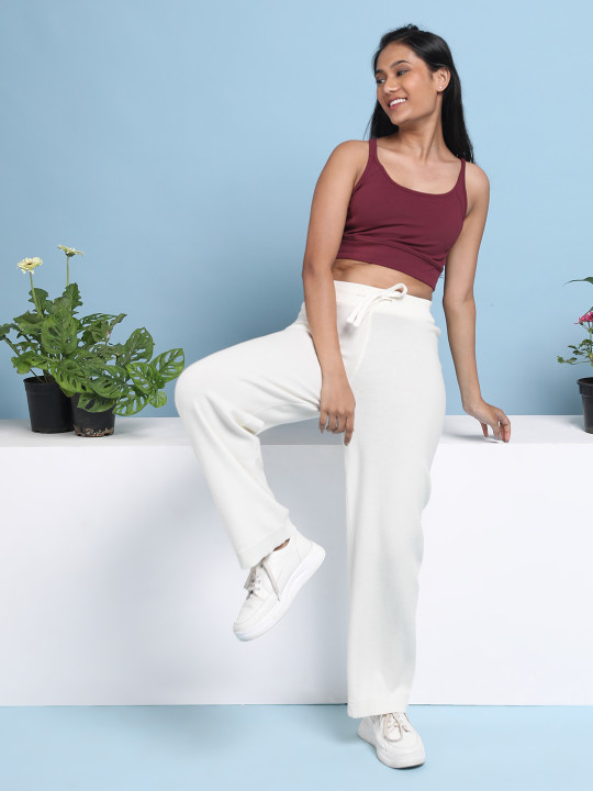 Blissclub Women Move All Day Relaxed-Fit Pure Cotton Track Pant