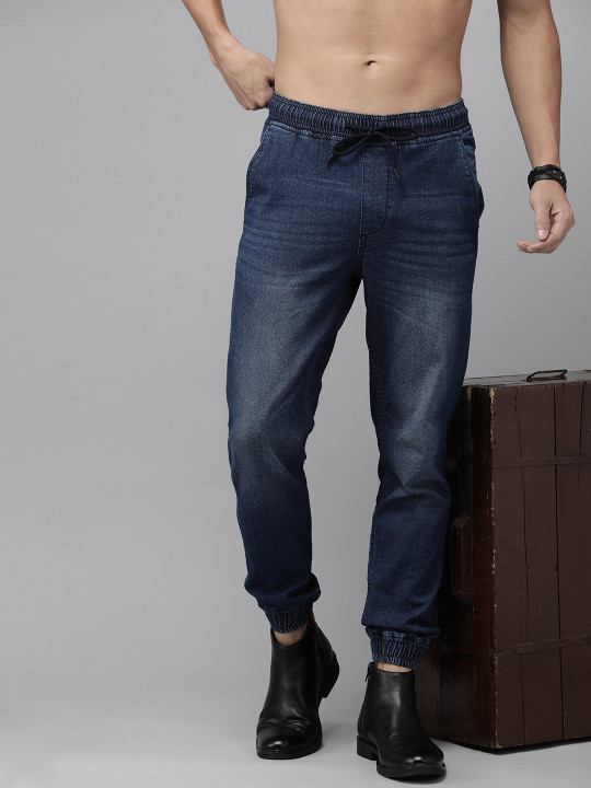 price history - Men Light Fade Stretchable Jeans Jogger