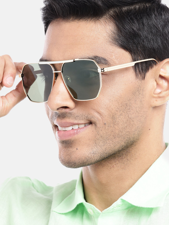Carlton London Premium Men Rectangle Sunglasses With Polarised & UV Protected Lens CLSM138
