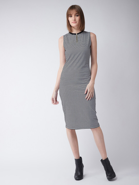 Miss Chase Striped Sheath Dress