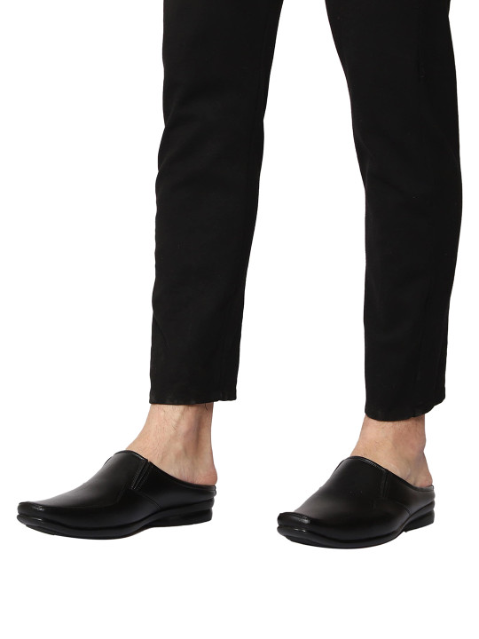 HikBi Men Leather Formal Slip-On Shoes