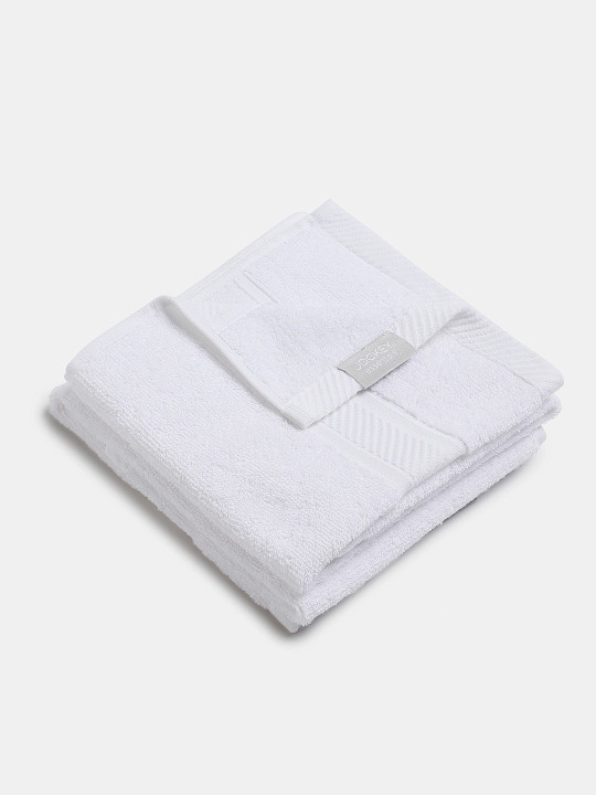 Jockey Pack Of 2 Cotton Terry Ultrasoft and Durable Solid Hand Towel-T201