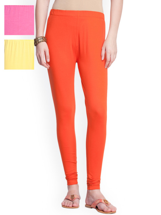 Pack of 3 Ankle-Length Leggings