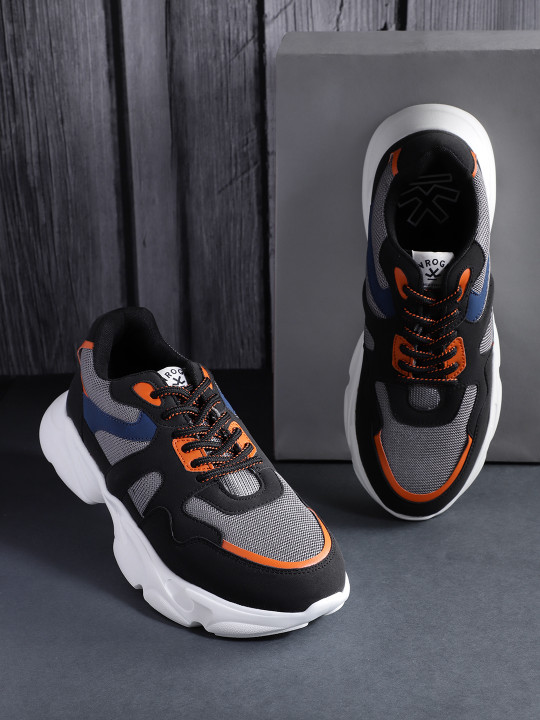 WROGN Men Colourblocked Running Shoes