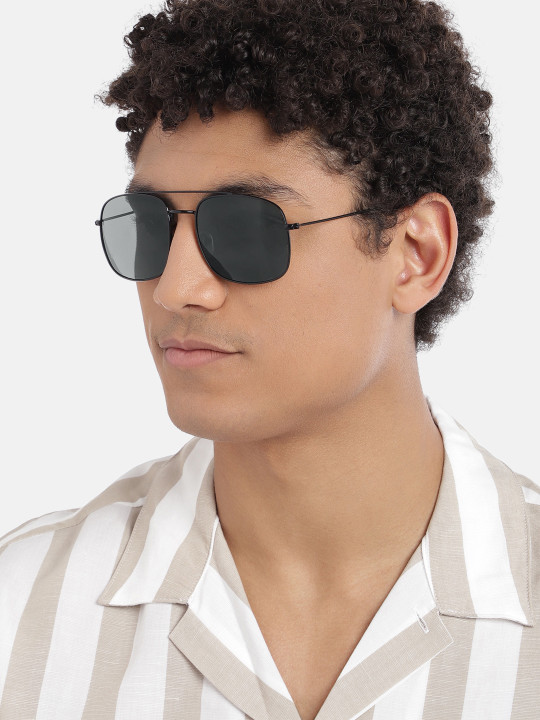 Carlton London Men Square Sunglasses With UV Protected Lens CLSM193