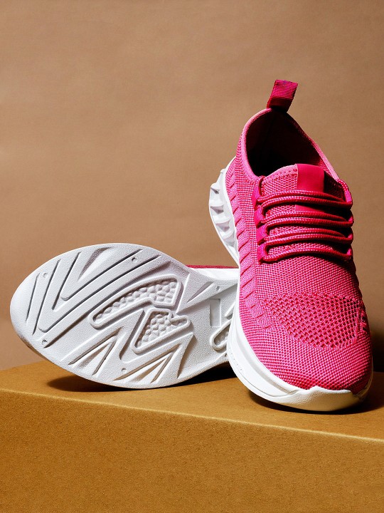 Women Woven Design Sneakers deal from myntra